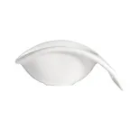 image of Steelite 62104ST1050 Bloom Porcelain Amuse Bouche Bowl, 1.0 oz, 3.25" x 2.625" x 1.25", Oven Safe to 500°F, Porcelain, Free Form, Sold per Dozen