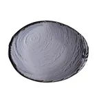 image of Steelite 6513G376 Oval Scape Glass Bowl, 7.625" x 5.75", 4 oz, Smoke Gray, Sold per Dozen