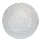 image of Steelite 6535B432 Powder White 12 Oz Round Glass Bowl, 6.75" x 1.5", Catherine Hurand Design, 1 Dozen