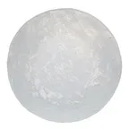 image of Steelite 6535B433 - 8" Powder White Glass Bowl, 23 oz Capacity, Ceres Design, Round, Glass, 1 Dozen