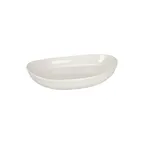 image of Steelite DCI519W 12 oz White Ceramic Oval Dish 8" x 5", Oven & Microwave Safe, Lead-Free, Sold per Dozen