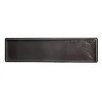 image of Steelite GS196649 Mid Modern Serving Platter, 24.25" x 6.5", Rectangle, Glass, Solid Dark Grey