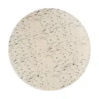 image of Steelite GS196653 My Glass Studio 13" Round Two-Tone Cream/Dark Grey Glass Cake Plate, Sold per Case