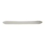 image of Steelite GS196690 1.25 Qt Oval Glass Serving Bowl, 24.125" x 1.625"H, Cream Crackle Finish, 33-64 Oz, Sold per Case