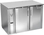 image of Victory VBB48HC-F-PT-S Pass‑Thru Back Bar, 48"W x 34"H, 15.1 cu.ft, 4‑Door SS,LED, 1/4 HP R290, 115V