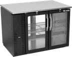 image of Victory VBB48HC-G-PT-B Pass‑Thru Cooler, 48"W X 34"H X 32‑3/4"D, 15.1 Cu Ft, 4‑Door, R290, 1/4 115V