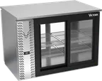 image of Victory VBB48HC-GS-PT-S 48" Pass-Thru Back Bar Refrigerator, Stainless Steel, 15.139 cu. ft., 115v
