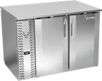 image of Victory VBB48HC-PT-S Pass‑Thru Bar Cooler, 48" W x 34" H, 15.1 cu ft, 4 Doors, Stl, R290, 1/4 HP 115V