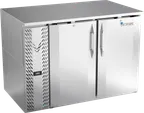 image of Victory VBB48HC-S 48" Stainless Steel Back Bar Refrigerator, 10.162 cu. ft., 2 Doors, LED Lighting