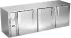image of Victory VBB94HC-F-S 94" 3-Door Back Bar Refrigerator, 32.768 cu. ft., Stainless Steel, 115V