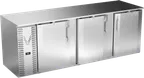 image of Victory VBB94HC-S 94" 3-Door Back Bar Refrigerator, 32.768 cu. ft., Stainless Steel, 115V
