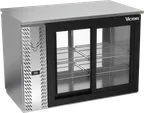 image of Victory VBBN48HC-F-GS-PT-S Bar Cooler, 48" W X 27-7/8" D X 34" H, 12.56 Cu Ft, 4 Doors, Steel, LED