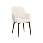 image of G & A 2811 Upholstered Square Back Stackable Banquet Chair, 12 Gauge Aluminum