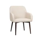 image of G & A 2813 Delray Banquet Arm Chair, Upholstered Square Back & Seat, 12 Gauge Aluminum