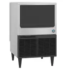 image of Hoshizaki KM-161BAK Crescent Cube Ice Maker with Bin, 156 lb/24hr, 78 lb Storage, Stainless Steel, Air-Cooled, ENERGY STAR