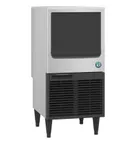 image of Hoshizaki KM-81BAK Crescent Cube Ice Maker with Bin, 78 lb/24 hr, 38 lb Bin, Stainless Steel, Air-Cooled, ENERGY STAR
