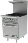 image of Asber AER 4 24 EM Gas 24" Restaurant Range