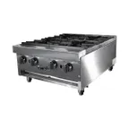 image of Concasse EESF4X24 Countertop Gas Charbroiler, (4) 30,000 Btu High Capacity Open Burners