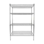 image of Concasse MCEA4824CR Chromed Plated Wire Shelves - 48"W x 24"D x 72"H