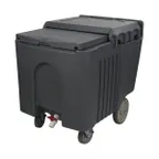 image of Concasse MCEQCH110 Ice Caddy 23" W x 31-1/2" D x 29-1/4" H Black 100‑199 lb Hinged Insulated Cover