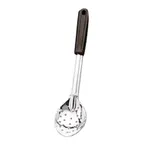 image of American Metalcraft 132SL Slotted Serving Spoon, 13" Bakelite Insulated Handle, Stainless Steel