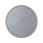 image of American Metalcraft 28712 Mega Pizza Screen, 12" ID x 12-3/4" OD, 3/32" Perforated Aluminum Disk