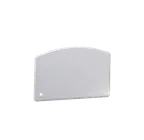 image of American Metalcraft BS64 Bowl/Dough Scraper, 3-3/4" x 5-5/8" Plastic With 1/4" Hole, 4" x 6"