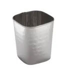 image of American Metalcraft FCH35 Fry Cup, 12 Oz Stainless Steel, Hammered, 3-1/4" L x 3-1/4" W x 3-1/2" H