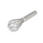 image of American Metalcraft PW10 Piano Whip, 10" Stainless Steel Whisk with Sealed Handle, 10"-12" Length