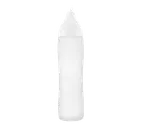 image of Carlisle 00555 - Araven 17 oz Squeeze Bottle, 2-3/8" Dia. x 10-1/4" H, PE, WhiteCap, Non‑Drip, HACCP