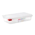 image of Carlisle 03029 Araven 2.6 Qt 1/3 Container, 12-3/4" x 6-15/16" x 2-1/2", PP, -40°F to 203°F