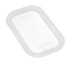 image of Carlisle 91813 Araven GN 1/4 Lid, Clear Silicone, Airtight Stackable, -40°F to 392°F, HACCP Compliant