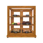 image of Koolmore KM-BDW-4CUL Bakery Display Case 21.5"W x 13.4"D x 17.5"H, 4.0 cu ft, 3 Glass Shelves, Doors