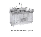 image of La Rosa L-44172 Ice Cream Dipper, 72" L x 32" D, 12 x 3-Gallon Capacity, SS Finish, 115V 1/2 HP
