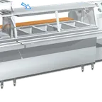 image of La Rosa Refrigeration L-90182-C Stationary Sneeze Guard