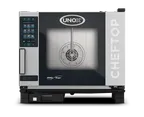 image of UNOX XAVC-0511-MPLM Half Size 5-Pan Electric Combi Oven w/ Touchscreen, Left-Hinged Door, 208/240V