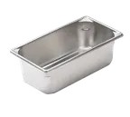 image of Vollrath 30422 Pan V® Steam Table, 1/4 Size 2.5" Deep 1.8 Qt, 22‑Gauge Steel - 1/Case