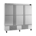 image of Infrico USA IRR-AN67_6 67" 3-Solid Door Reach-In Refrigerator, 67 cu. ft., Bottom Mounted