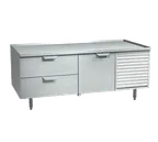 image of La Rosa Refrigeration 3262-SF 62" 2 Drawers Freezer Chef Base, Marine Edge, 3.44 cu. ft., 1/4 HP, 115V