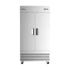 image of Coldline C35R 40" 2-Solid Door Reach-In Refrigerator, 27.6 cu. ft., Bottom Mounted