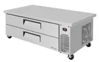 image of Turbo Air TCBE-60SDR-E-N 66" 2 Drawers Refrigerated Chef Base, 9.1 cu. ft., Steel Top, R290
