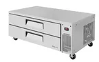image of Turbo Air TCBE-60SDR-N 60" 2 Drawers Refrigerated Chef Base, Flat Top, 9.1 cu. ft., (6) Size Pans