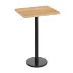 image of Flash Furniture GSF-REC2430-NAT-TR18B-GG 24x30 Rectangular Butcher Block Wood Table Top, Natural Beech, 18 Bar Height