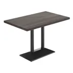 image of Flash Furniture GSF-REC3048-DKBRN-TB002B-GG 30x48 Rectangular Beech Wood Butcher Block Table Top, Dark Brown, 29.5H