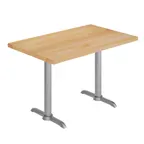 image of Flash Furniture GSF-REC3048-NAT-T0522S-GG 30x48 Rectangular Beech Wood Butcher Block Table Top, Natural Finish
