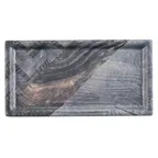 image of TableCraft Products 10019 Serving Tray, 11" x 5-3/4", Rectangular, Melamine, Barnwood Pattern