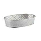 image of TableCraft Products 10036 Lattice Collection™ Oval Platter, 9-1/2" x 6" x 2-1/8", Stainless Steel