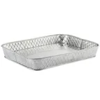 image of TableCraft Products 10039 Rectangular Platter, 12" x 9" x 1.5" Stainless Steel Silver Finish