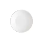 image of TableCraft Products 10311W - 4" x 4" Mini White Melamine Coupe Plate, 3-1/4 oz., Dishwasher Safe