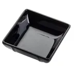 image of TableCraft Products 10316BK - Square Melamine Bowl, 2.5 Oz (2¼" x 2¼" x 1"), Black, Dishwasher Safe